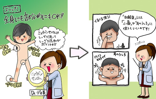 ミョウバンせっけん