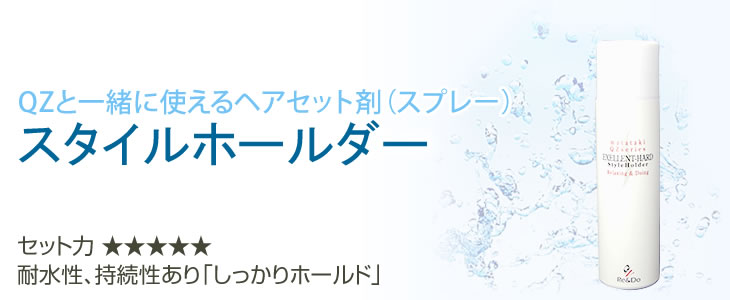QZと一緒に使えるヘアセット スタイルホールダー